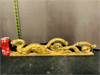 Chinoiserie Wooden Wall Dragon Decor