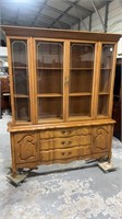 French Provincial China Cabinet