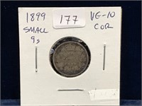 1899 Can Silver Ten Cent Piece  VG10