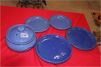 Blue Plates & Tureen