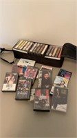 Lot Country Cassettes with case