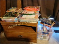 END TABLE WITH DRAWER 27"x19" MAGAZINES TASTE OF