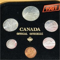 1981 RCM Canada Specimen Coin Set