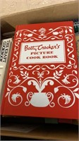 BX OF COOK BOOKS & STRAINER