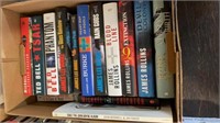 BX W/ NOVELS BY JAMES ROLLINS & OTHER AUTHORS