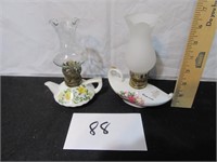 Mini Oil Lamps, tea kettle shape (2)
