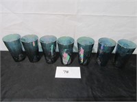 Carnival Glass Cups (7) #1
