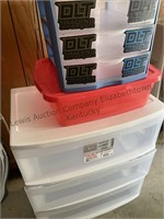 Plastic storage drawers and more