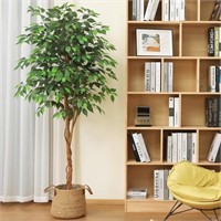 E9294 6FT Tall Artificial Ficus Tree 12 lb