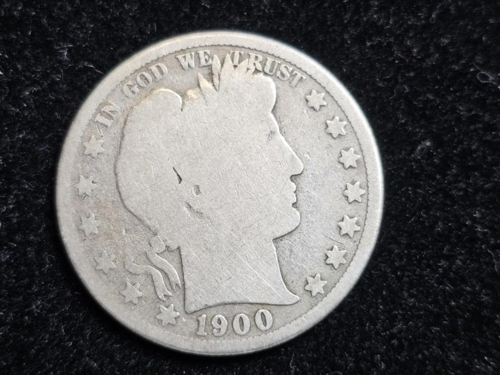 1900 Barber/Liberty Head Half Dollar