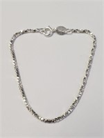 925 Silver Bracelet - 7inch. Value $40.00