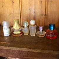 Lot of 6 Used Mixed Perfume