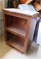 Wooden shop storage cabinet, 24" x 12" x 33"