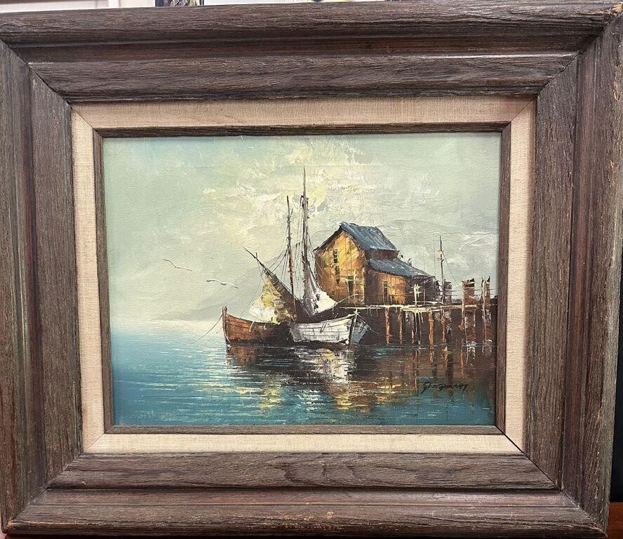 20 “ x 24 “ Framed Oil on Canvas Sea