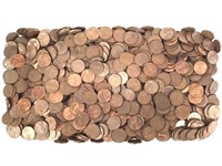 Unsorted US Penny Lot 1950's to 1970's