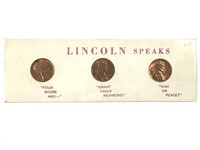 Lincoln Speaks Specialty Penny Set