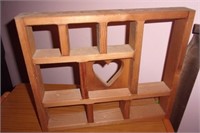 Wooden wallmont Shadow box