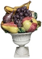 Handpainted Italian Fruit Centerpiece