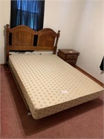 Queen size bed (no mattress)