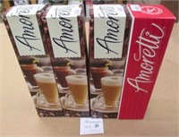 4 - 750ML Amoretti Syrups Past BB Date