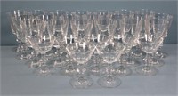 27pc. Hawkes Crystal Stemware