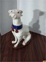 Fantabulous 14 inch ceramic Italian greyhound.