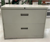 Two Drawer Metal Filing Cabinet