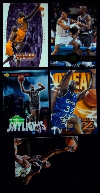 (4) Shaquille O'Neal Cards