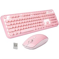 FOPETT Keyboard and Mouse Sets Wireless, Reliable