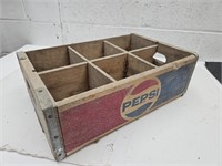 1 Vintage  Advertising Wood Pepsi Crate
