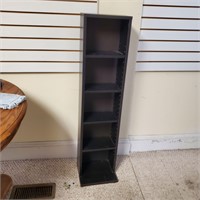 Black Five Shelf Cabinet