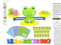 Math Balance Game Counting Toys