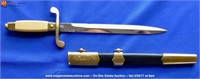 Brass Handle Navy Theme Dagger