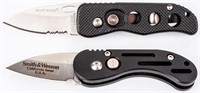 2 Auto Knives Sharp Eagle, Smith & Wesson Knife