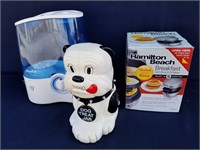 Humidifier, Dog Cookie Jar And Sandwich Maker