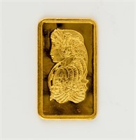 Coin Tiny Bar of 1 Gram of Suisse Gold