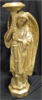 27" Tall Resin Angel Candle Holder
