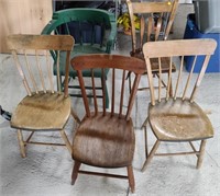 5 Older Chairs