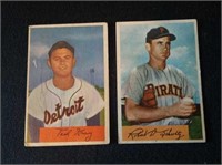 2 Different 1954 Bowman