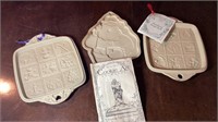 3 Superstone Cookie/Shortbread Molds