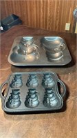 3 Dimensional Snowman Cake Pan & Snowman Cast