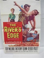 The River's Edge 1957 Tri-Fold Movie Poster