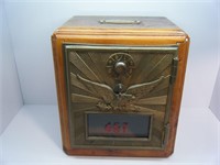 Late 1800 / early 1900 U.S. Post Office Box Brass