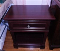 Sauder bedside table night stand w/ 1 drawer,