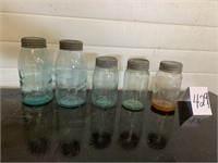 MIXED LOT OF JARS