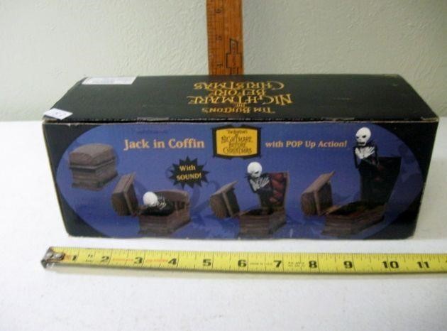 Nightmare Before Christmas Jack In Coffin w/Sound