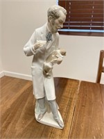 LLadro Vet with Dog Figurine #1715