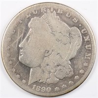 1890-CC Morgan Dollar