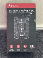 NEW COBRA 6V/12V BATTERY CHARGER & MAINTAINER