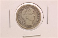 1912 Barber Silver Dime